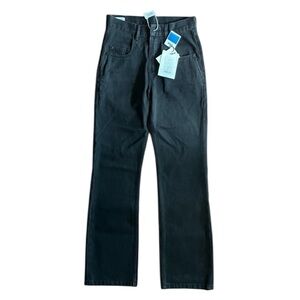 NWT Simple Project Slim-Fit Bootcut Black Denim Jeans | Washed Black | Sleek & M